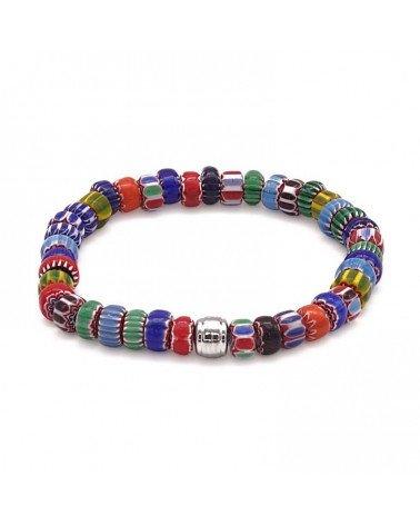 BRACELET HOMME PERLES DE VERRE