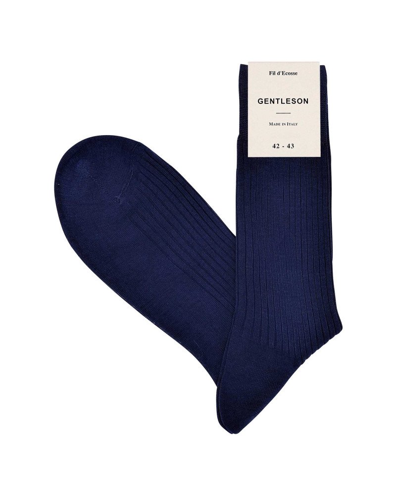 Paire De Chaussettes Fantaisie Homme/femme - Tailles 39-43 - Couleurs Bleu Marine, Ciel, Orange - Neuves