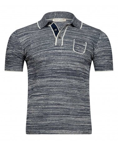 POLO DE LUXE HOMME GRIS...