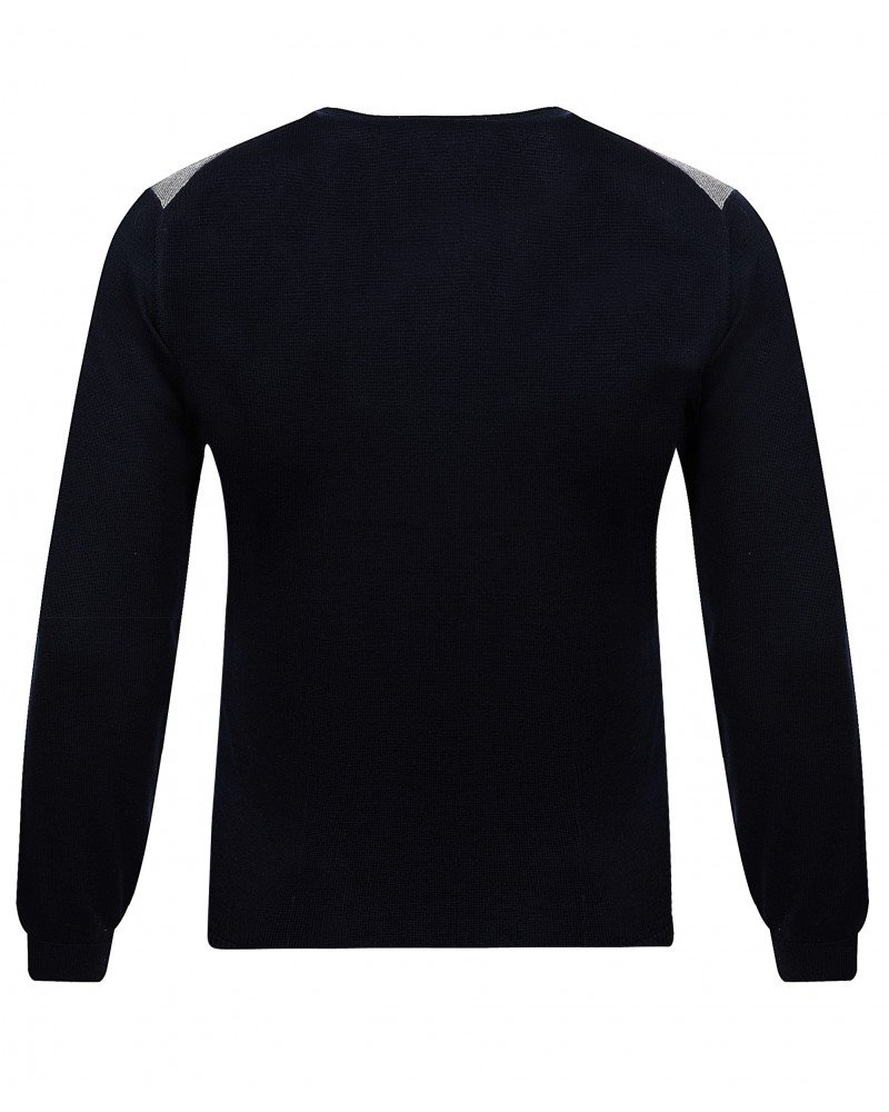 Pull Homme REPLAY - Gris Chiné - Laine Mélangée - Taille S - Col Rond